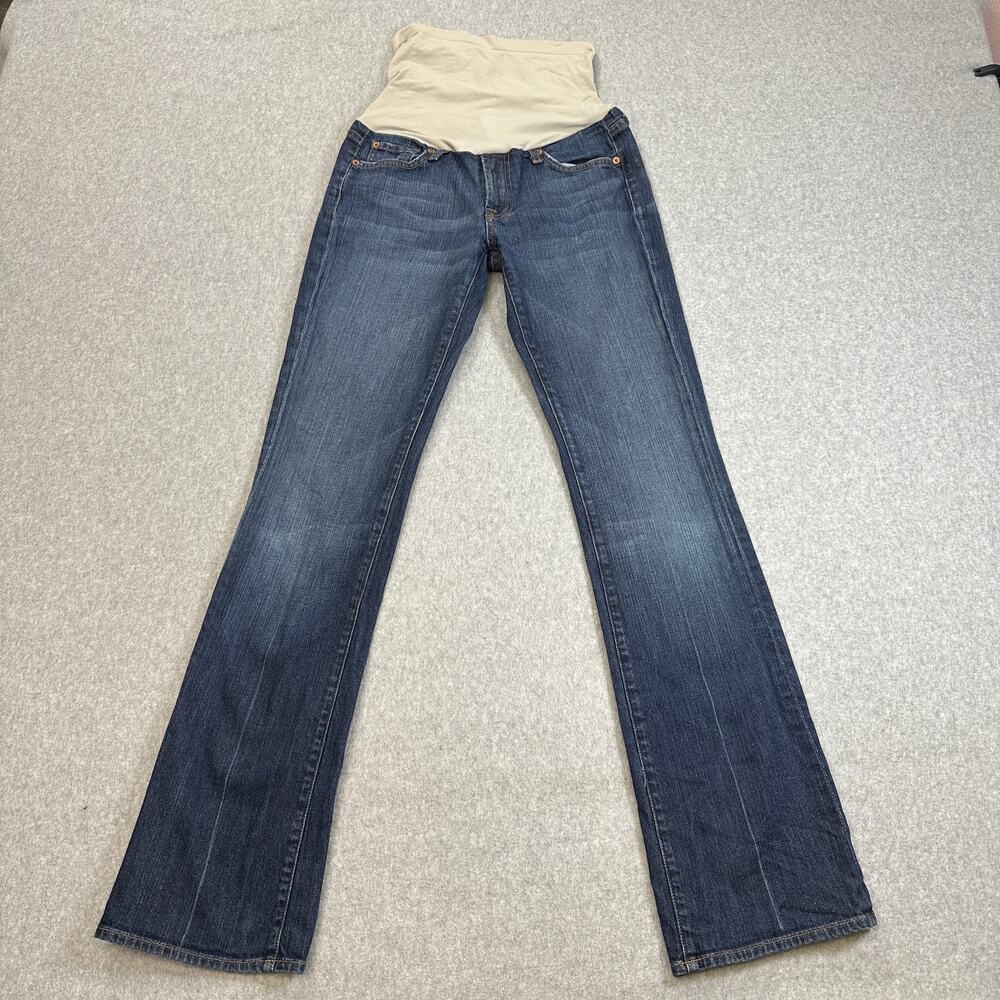 7 For All Mankind A Pea in the Pod Maternity Jeans WMN 29 Secret Fit Belly Waist